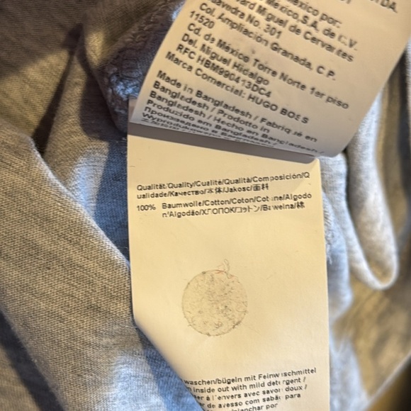 Boss Hugo Boss Men’s Small Slim Fit V Neck Short Sleeve T Shirt Basic - Picture 7 of 7